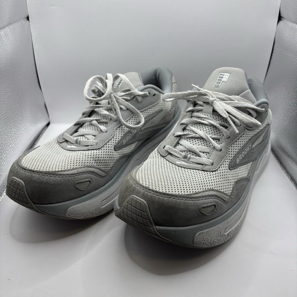 Men's Shoes Size 12.5 D - Brooks Ghost Max SE Primer Grey Suede Mesh 1104441D034